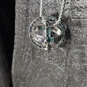 Silver Astronomical Sphere Ring Pendant